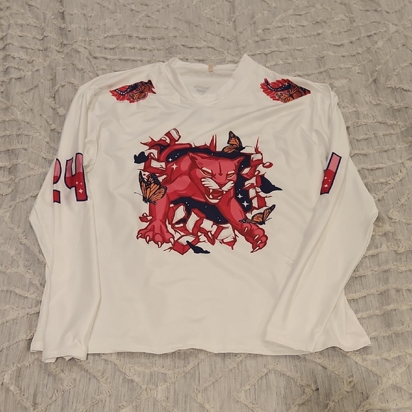 Florida Panthers "Pink In The Rink" Graphic Long Sleeve Tee Size XL! (NEW) - Picture 1 of 6